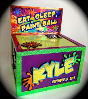 paint ball gift card box