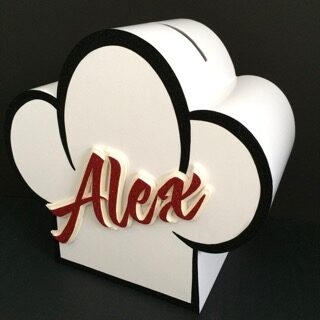 chefs hat gift card box