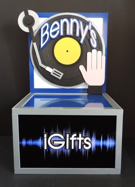DJ Music iGifts gift card money box